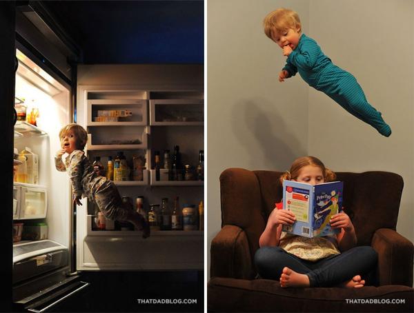 Отец сделал вдохновляющую серию снимков для сына с синдромом Дауна
