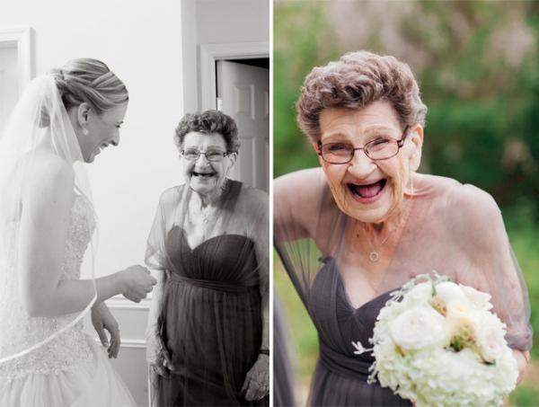 Внучка захотела, чтобы на свадьбе любимая бабушка была подружкой невесты. Старушка дала жару!